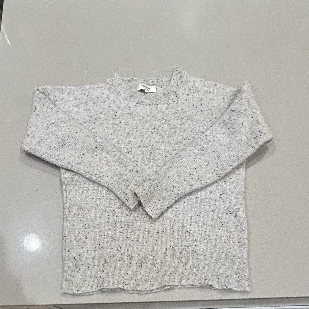 Madewell Gray Cashmere Sweater, size small